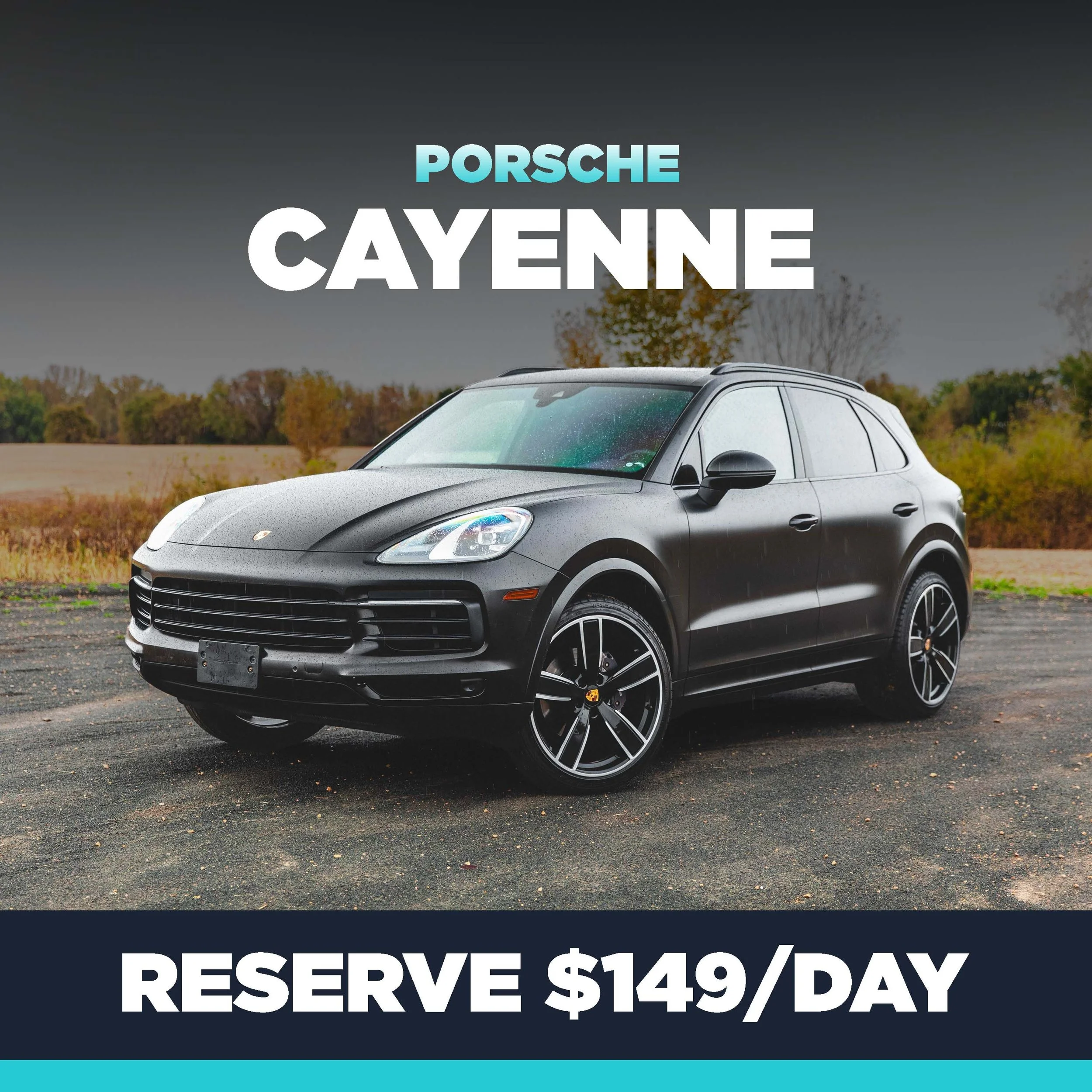 PORSCHE CAYENNE RENTAL CAR AND LUXURY RENTAL CAR IN MINNEAPOLIS MINNESOTA