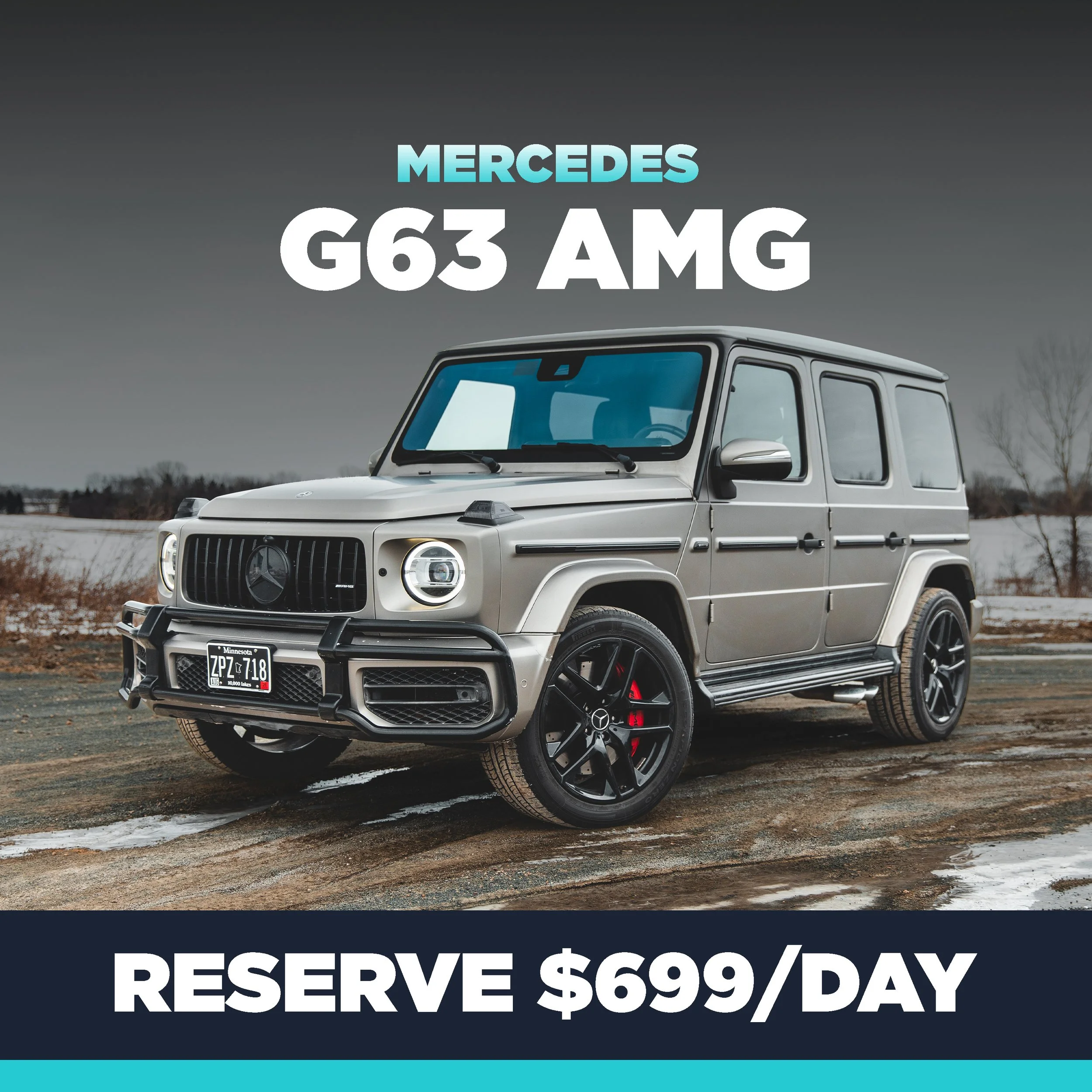MERCEDES BENZ G63 AMG GWAGON RENTAL CAR AND LUXURY RENTAL CAR IN MINNEAPOLIS MINNESOTA