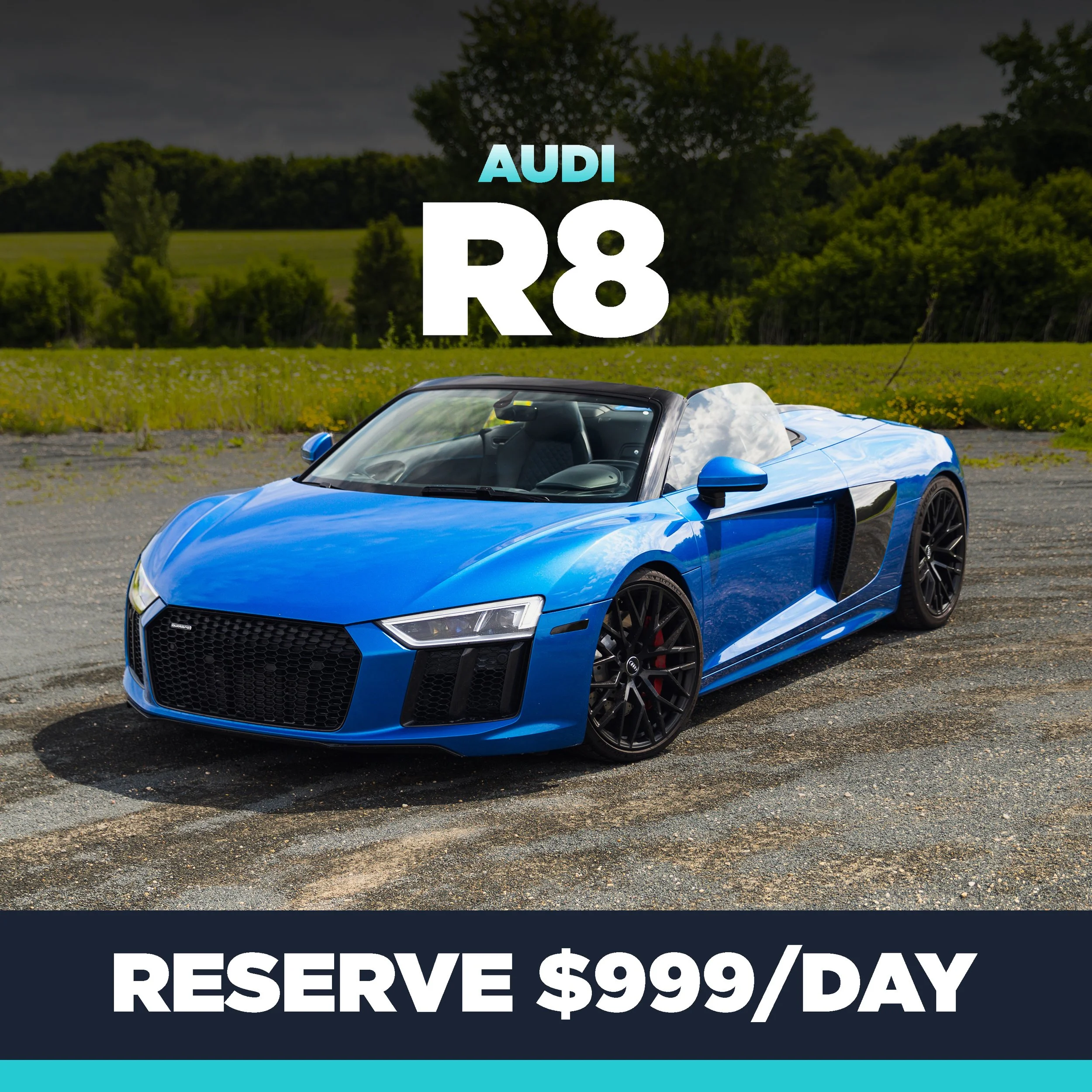 AUDI R8 RENTAL CAR AND SPORTS CAR RENTAL IN MINNEAPOLIS MINNESOTA