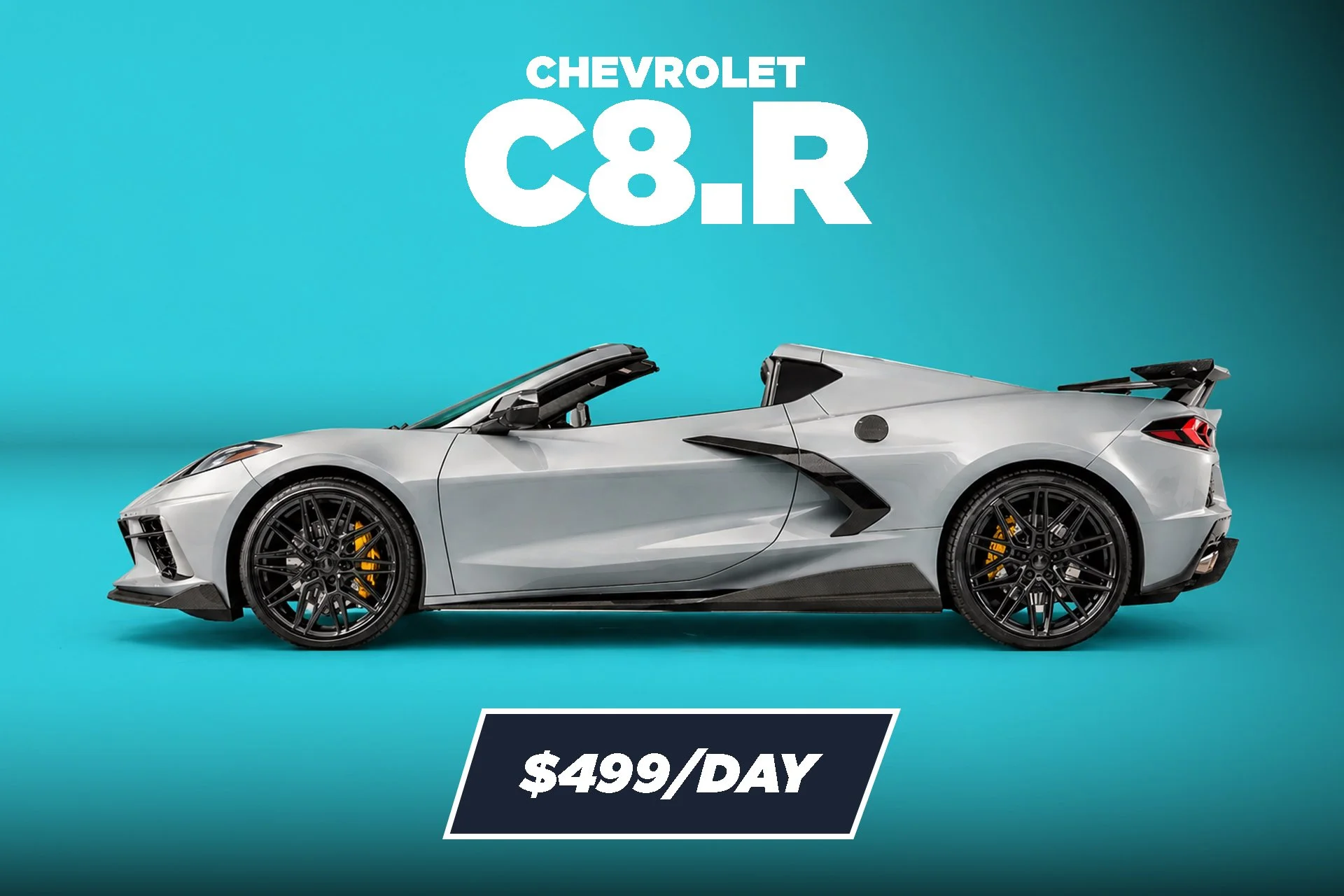 CHEVROLET C8-R CORVETTE RENTAL CAR AND SPORTS CAR RENTAL IN MINNEAPOLIS MINNESOTA