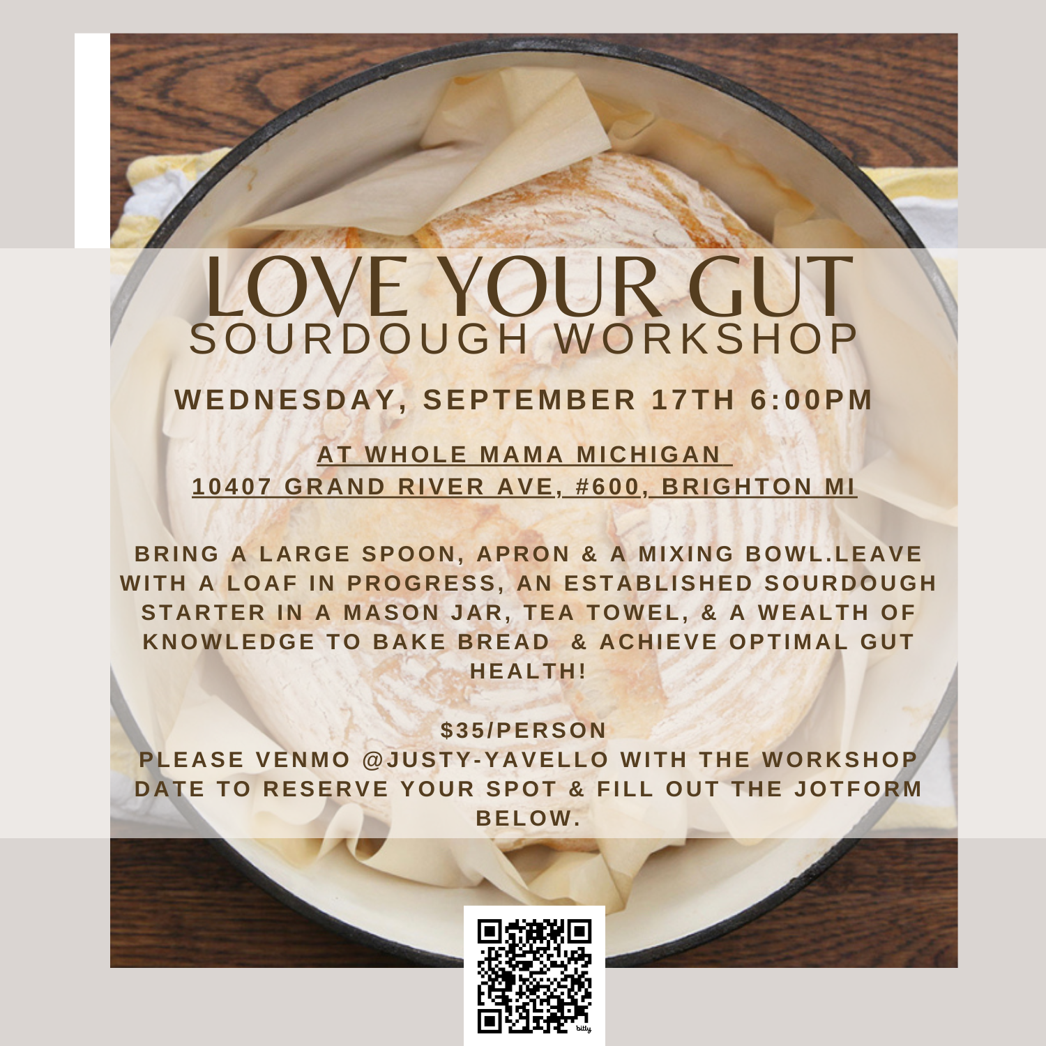 Love Your Gut Sourdough Workshop