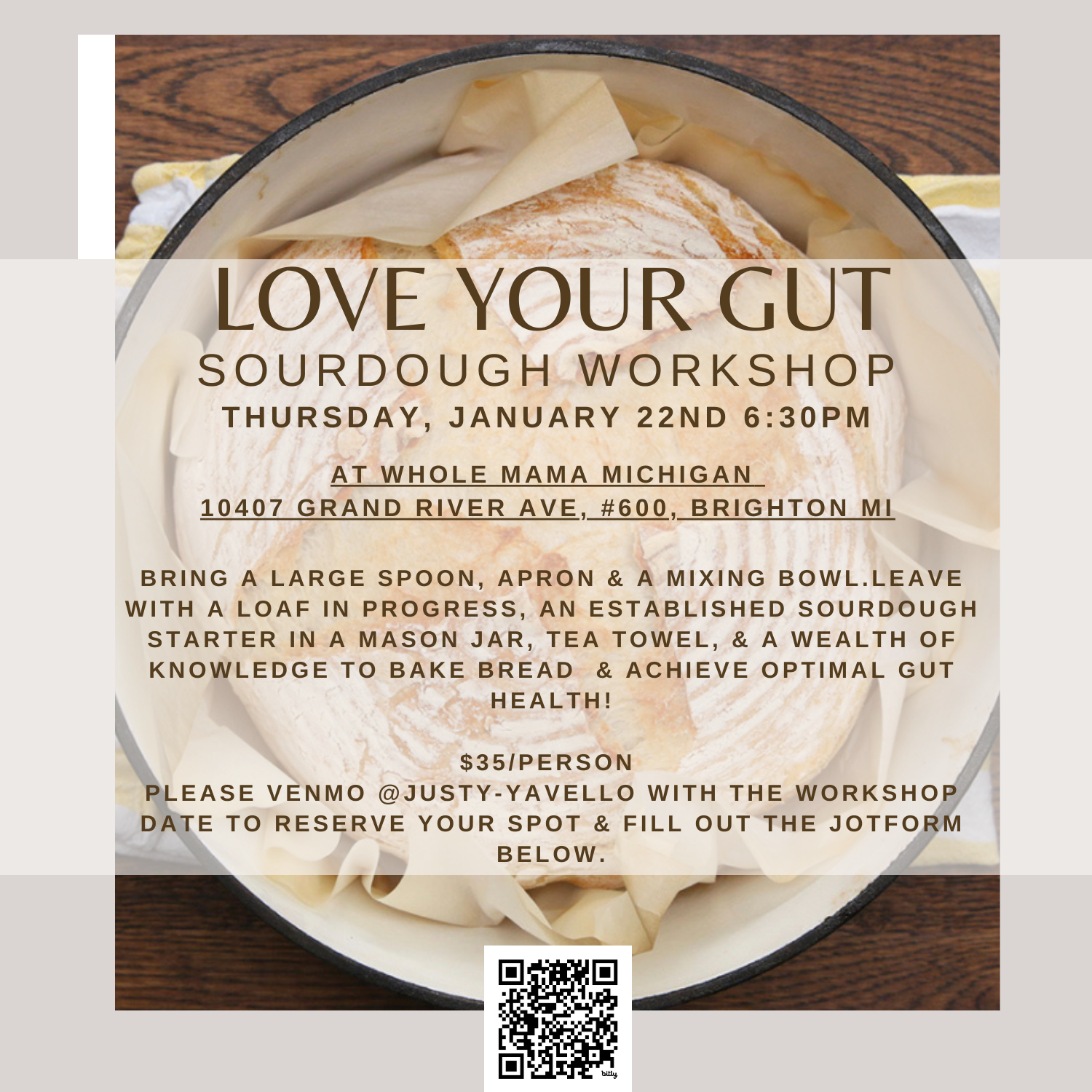 Love Your Gut Sourdough Workshop