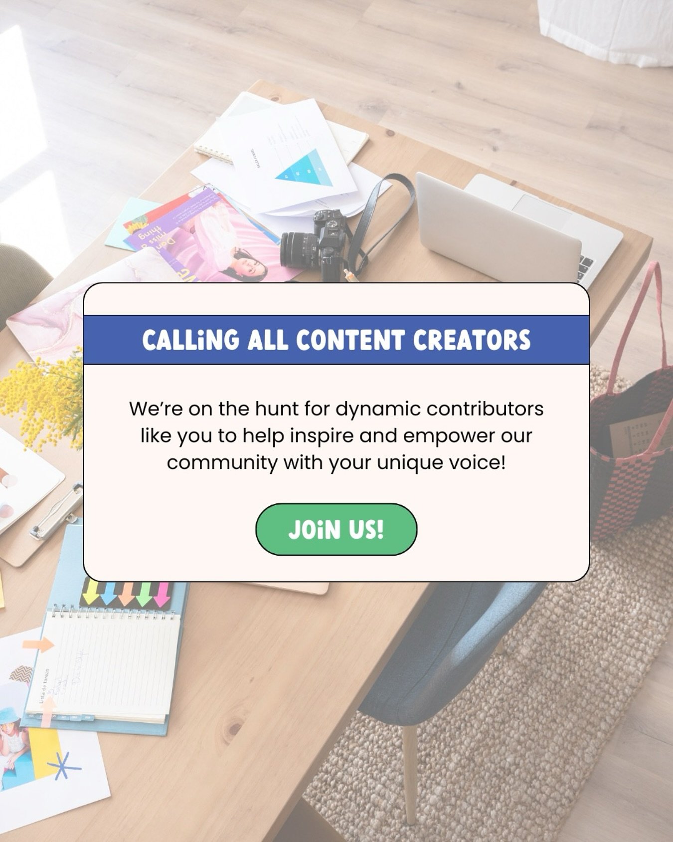 Are you a creative mama with a talent for turning everyday moments into magical adventures? 

An inspiring educator, homeschool maven, or innovative daycare provider who loves to create fresh, engaging ways to spark learning? 

Or are you a content c
