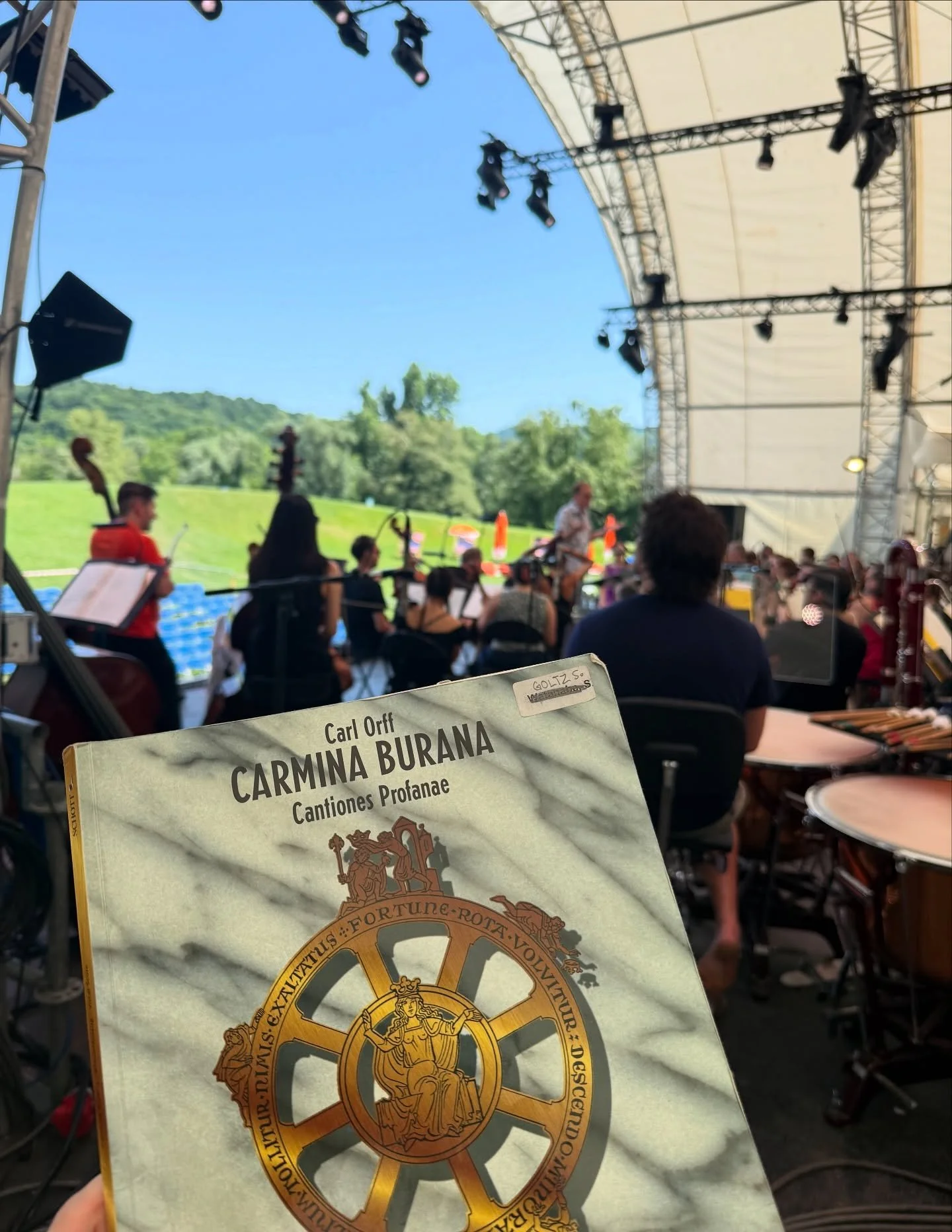 I&rsquo;m singing the soprano solo in Carmina Burana tonight at Basel&rsquo;s Summerstage Festival with the Basel Sinfonieorchester (@sinfonieorchesterbasel) and the choir of Theater Basel under the baton of Robert Emery✨

This piece has been followi