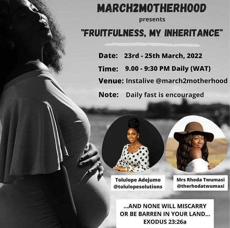 So honoured to be joining these amazing women in prayer tomorrow afternoon! All I know is that prayer is powerful and God is beyond faithful ❤️🙌🏿 @march2motherhood