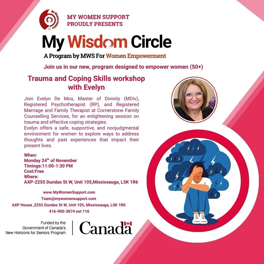 Trauma can effect your mental,emotional and physical health.
Have you identified the symptoms that are most affecting you?
How can you cope with trauma?
All these questions will be answered in our upcoming workshop.
Dive into our Trauma and Coping Sk