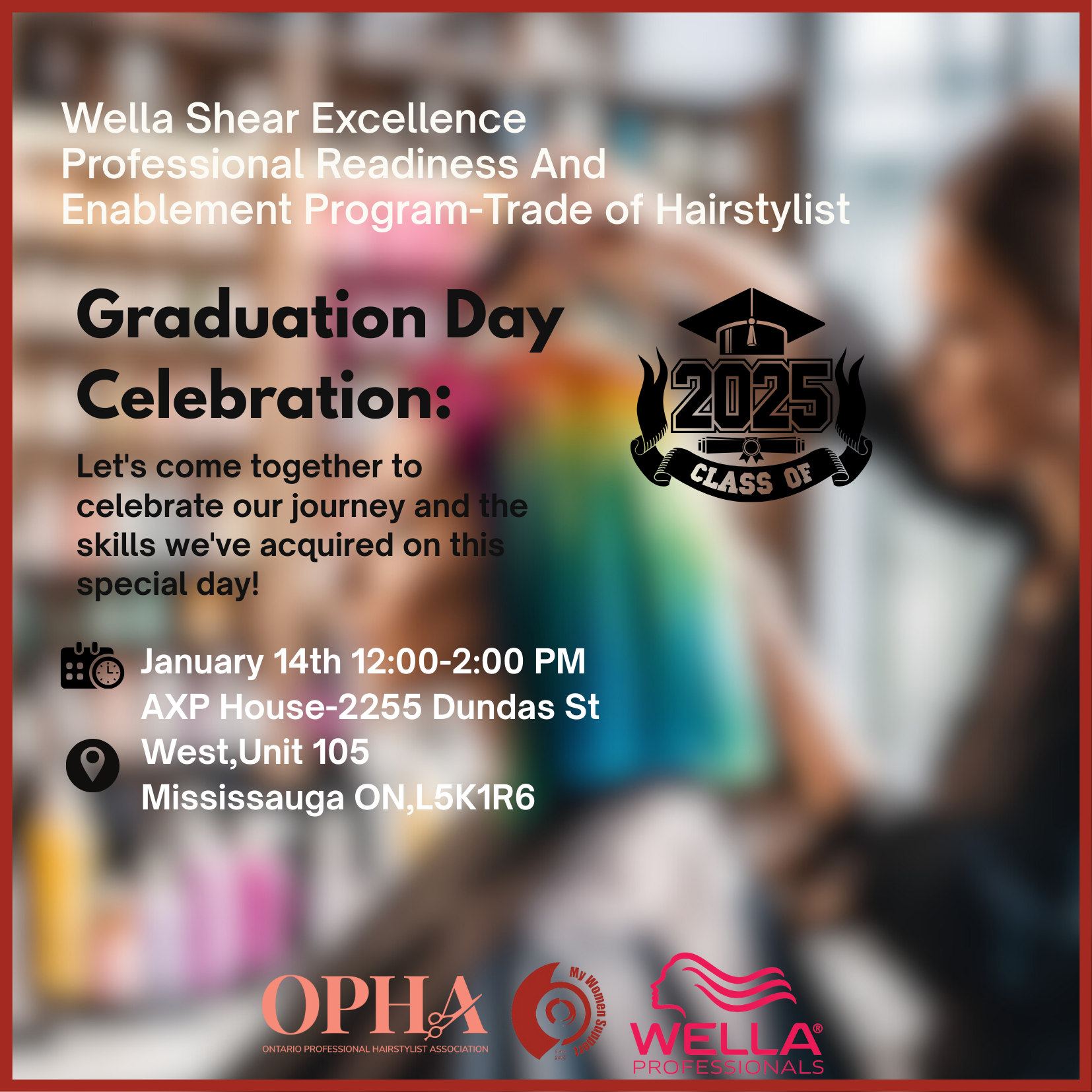 Graduation Day-         Wella Shear Excellence-PREP-Trade of Hairstylist