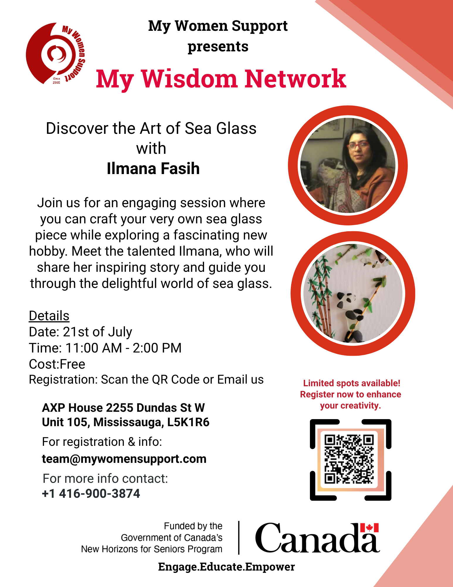 My Wisdom Network-Sea Glass with Ilmana