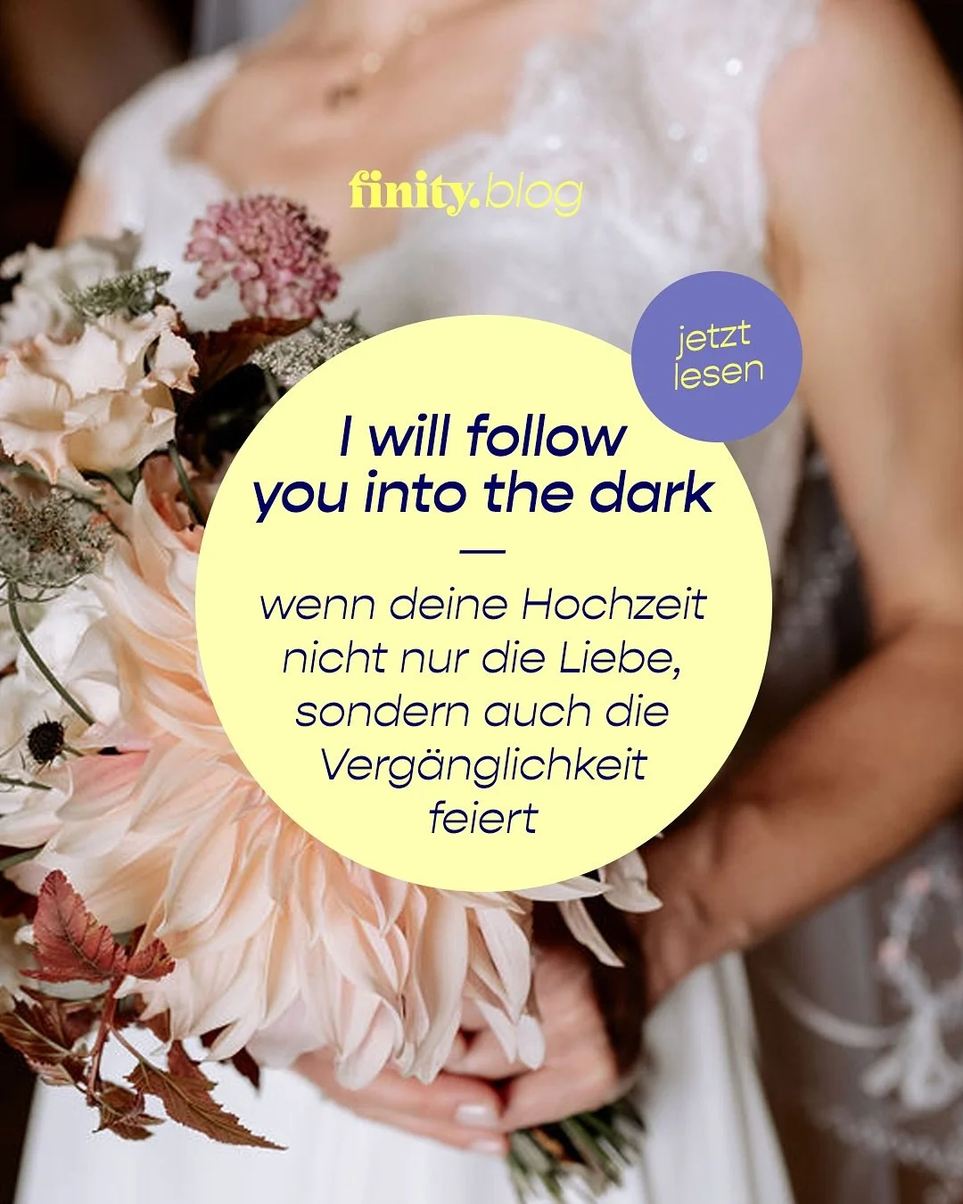 .
Die Hochzeit gilt als der sch&ouml;nste Tag im Leben. Wirklich?!

Mit viel Fokus auf Leichtigkeit und Gl&uuml;ck feiern wir die ewige Liebe bis der Tod uns scheidet. &Uuml;berw&auml;ltigt von schier unendlicher Inspiration und vermeintlichen Konven