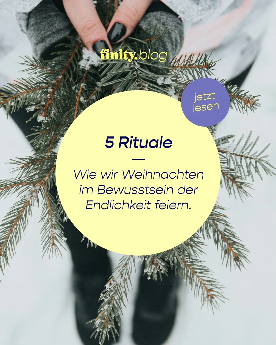 .
Fragst du dich, wie du die stille Zeit der Advents- und Weihnachtstage so gestalten kannst, dass du allen Gef&uuml;hlen Raum gibst?

Weihnachten im Bewusstsein der Endlichkeit feiern und dabei die Verg&auml;nglichkeit der Dinge nicht beiseite schie