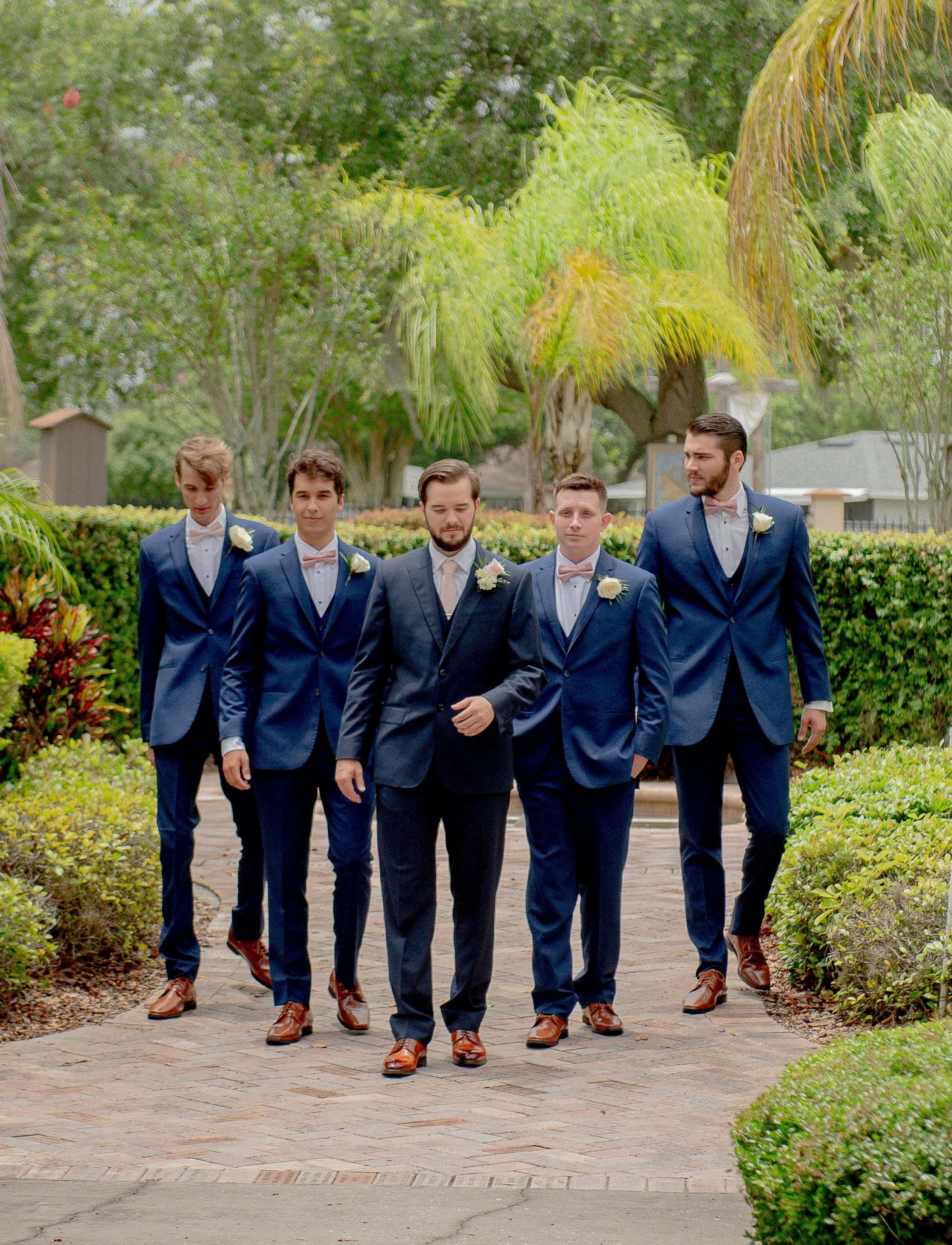 Catholic Wedding, Plant CIty, FL Groomsmen, Photo by Dani P. Photo, LLC Locust Grove, GA