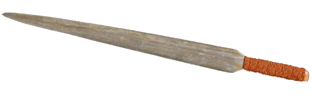 Hawaiian weapon, pahoa a'u ku, swordfish bill sword