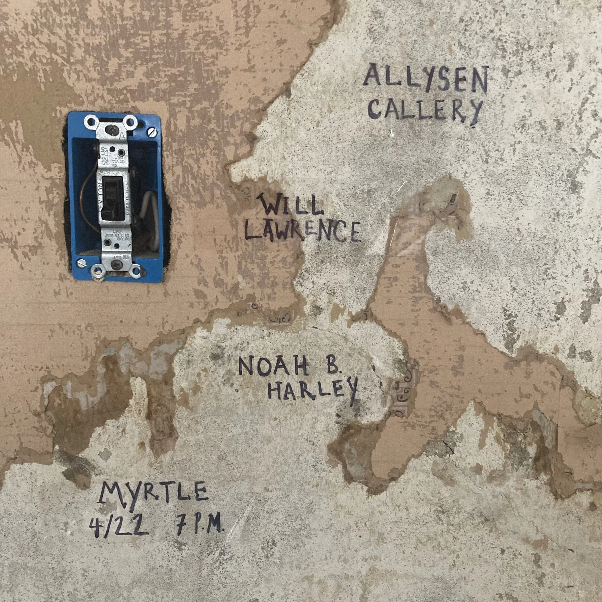 Myrtle with Will Lawrence and Allysen Callery