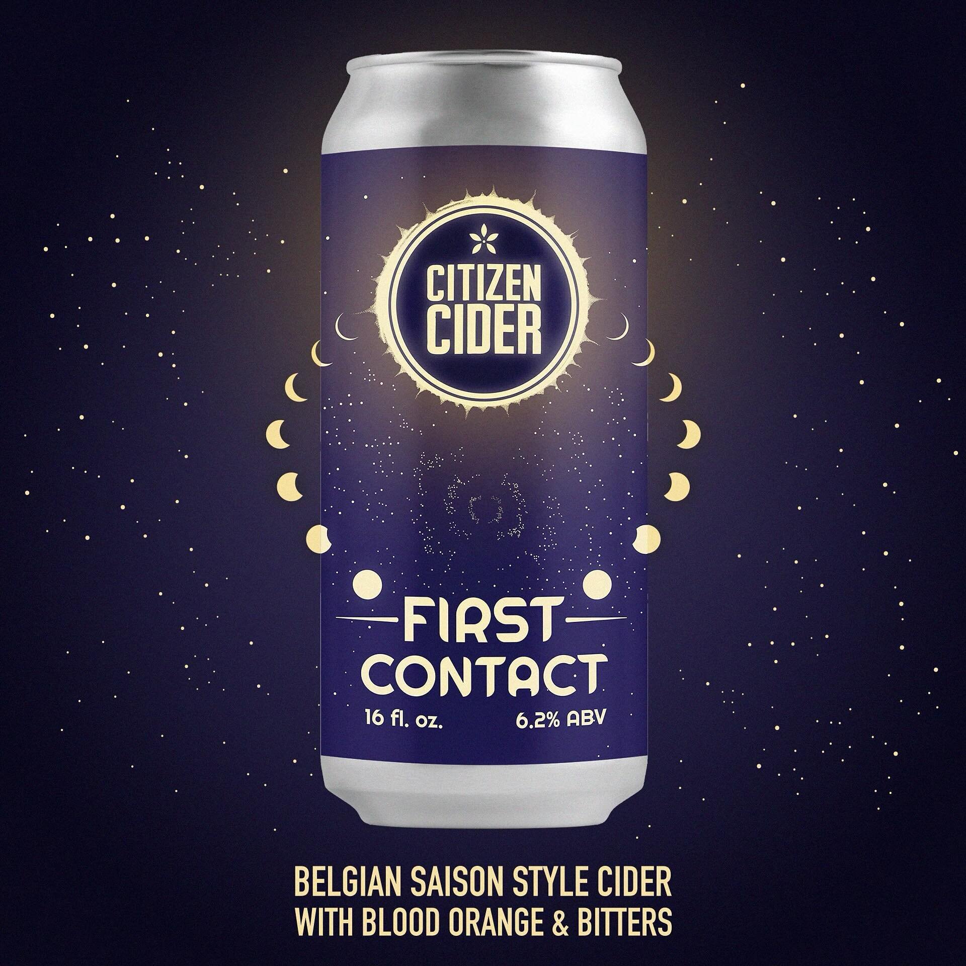 🌑🍊 Introducing First Contact, our limited edition Eclipse cider. Crafted with a Wit&rsquo;s Up base, infused with zesty orange and a hint of bitterness, it is sure to send you over the moon. Join us for a flavor eclipse like never before at our wat