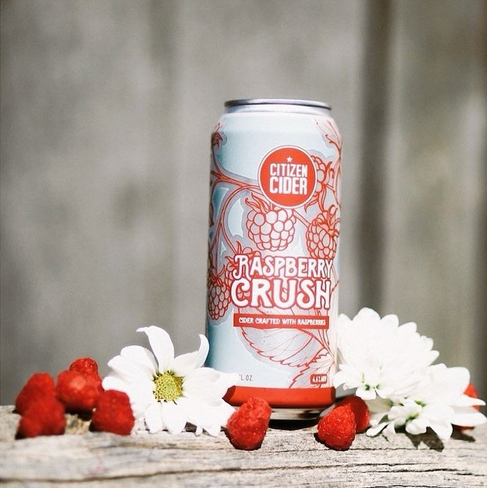 Sip into spring with our Raspberry Crush cider! 🌸 Made with fresh raspberries, this cider is light, fresh, and berry-licious. #RaspberryCrush #CrushSeries #CitizenCider