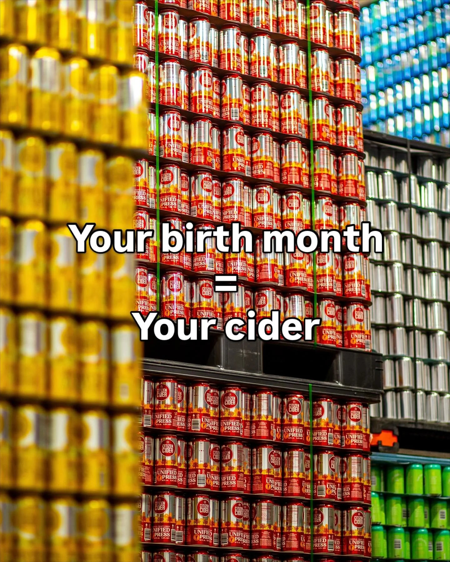 Your birth month = your cider