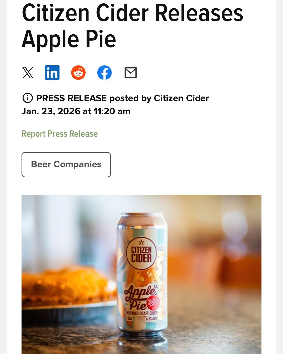 New article about Apple Pie!

Go check it out at the link in bio 🥧

@brewbound
