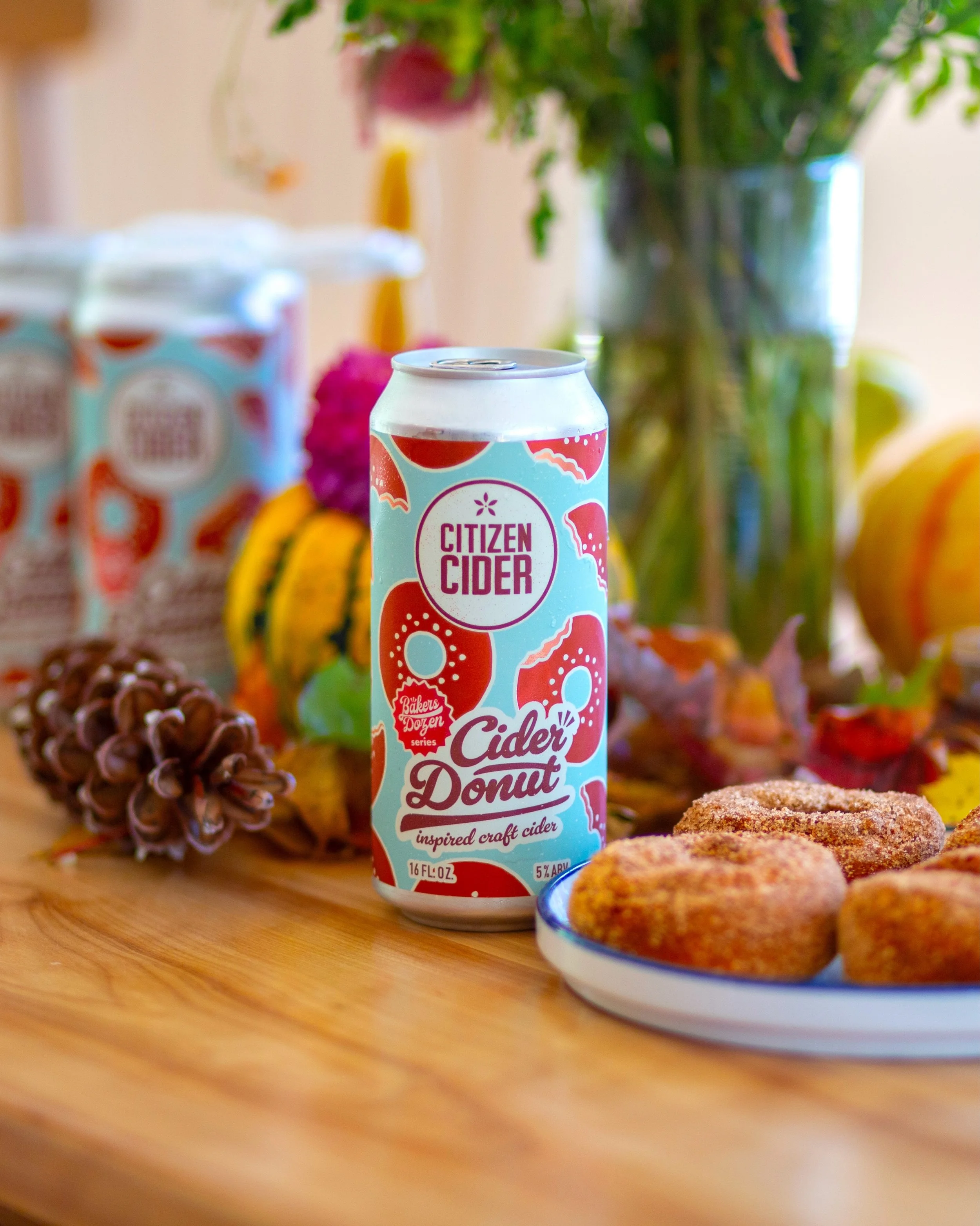 Donuts, apples, cinnamon, vanilla, and allspice await your fall adventures.

Click the link in bio to find Cider Donut near you.
