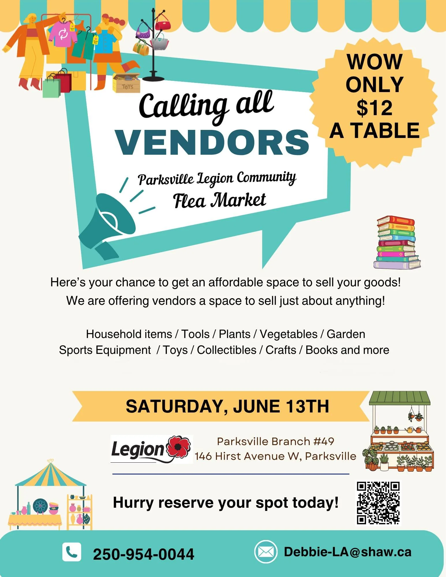 Parksville Legion Flea Market