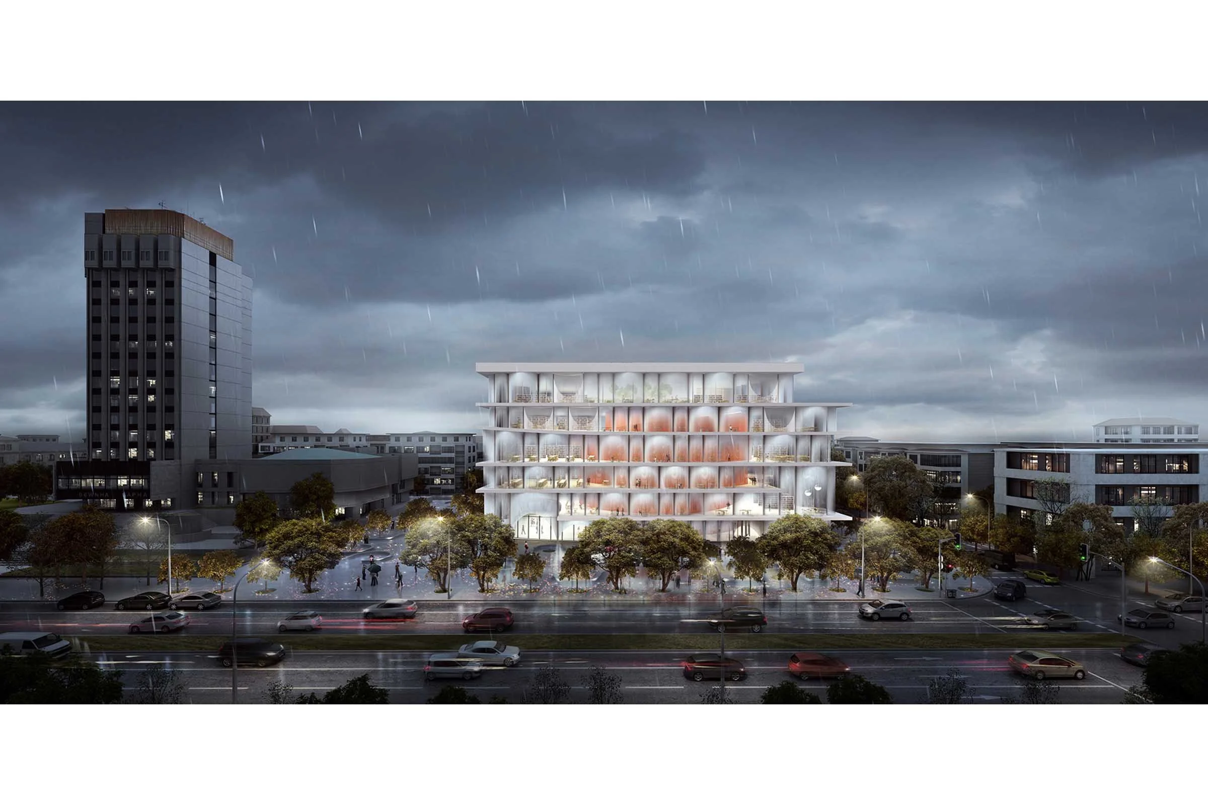 XTEN_Varna Library_Render Main Rain.jpg