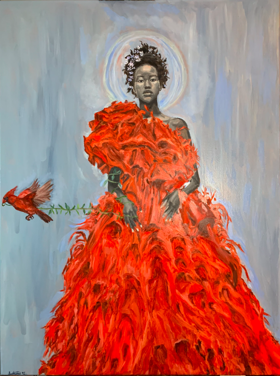 'Dreams of Red Cardinals'- 2026

30x 40"

Oil on Canvas  
