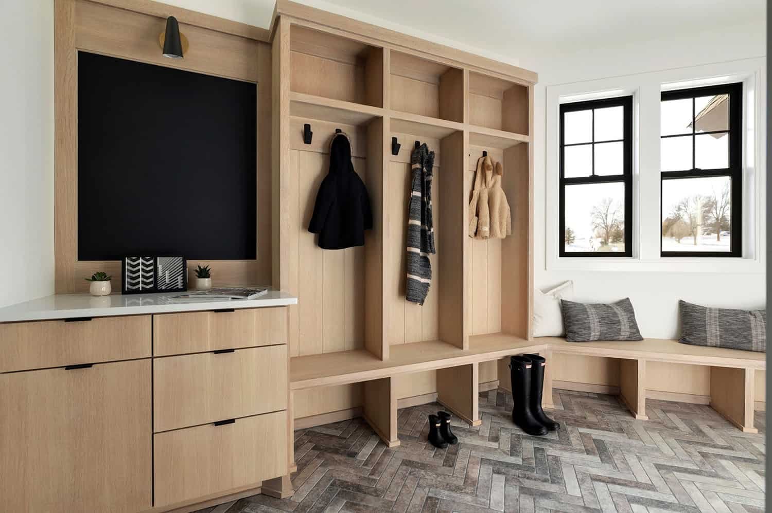 built in mudroom, built in mudroom bench, built in mudroom storage, built in mudroom cabinets
