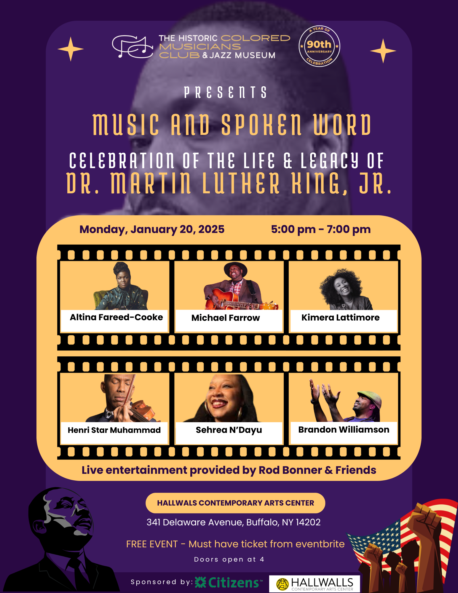MUSIC and SPOKEN WORD Celebrating the Life and Legacy of Dr. Martin