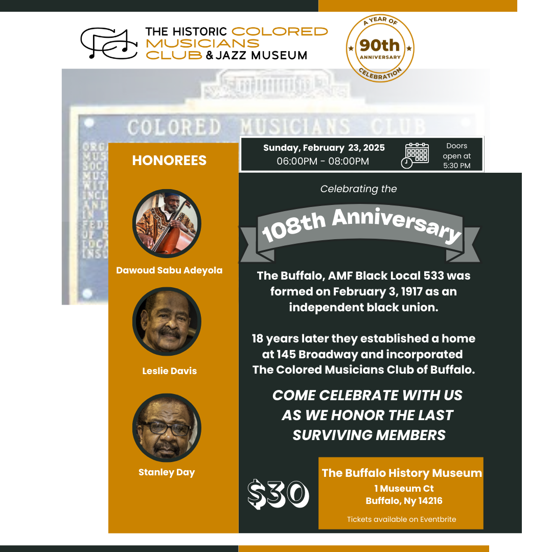 108th Anniversary of the Buffalo AMF Black Local 533 The Colored