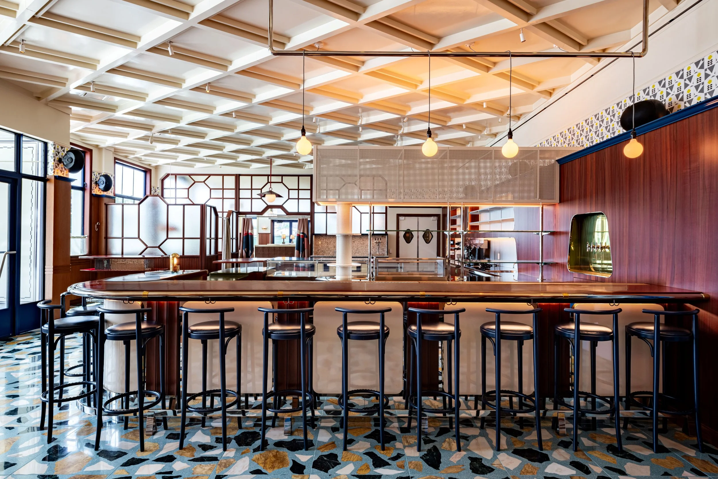 The Meteor Cafe Dallas — Map Design Studio