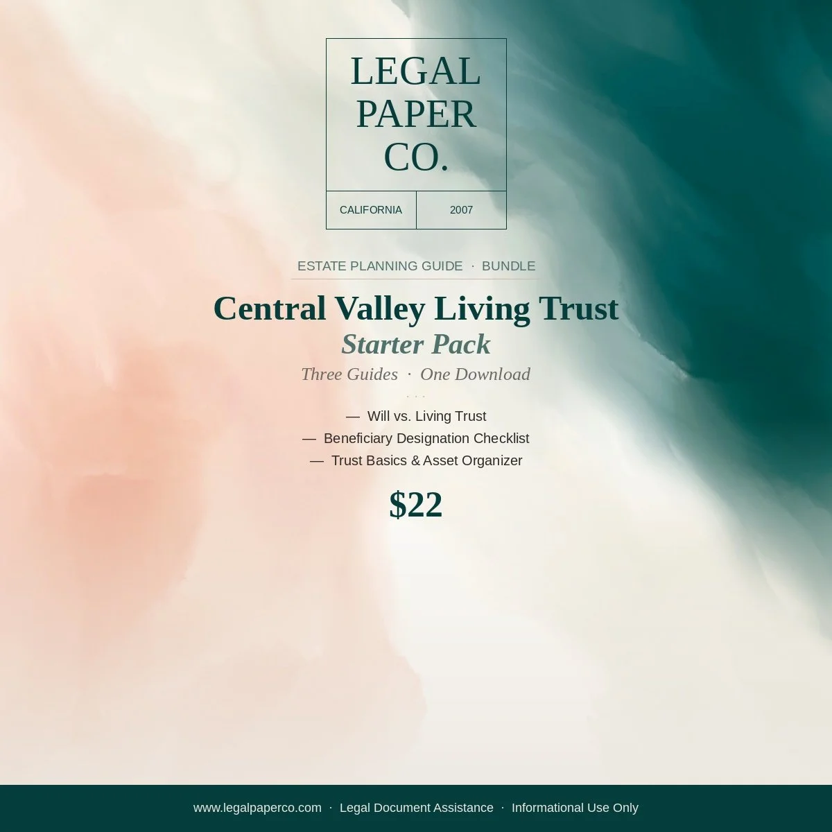 Central Valley Living Trust Starter Pack