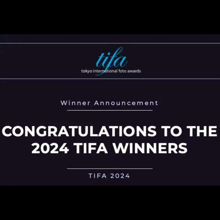Sending love and best wishes to all gathering this evening in Tokyo for the opening of the TIFA 2024 &amp; 2025 Winners Exhibition. My photographic book Immerse won Gold in the 2024 TIFA awards and three of my photos also won awards - Silver, Bronze 