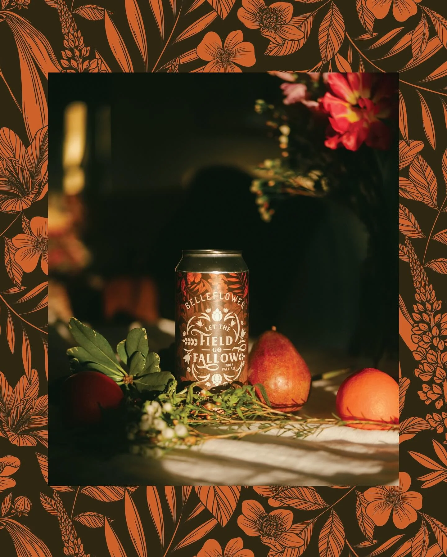 Label design for Let the Field Go Fallow by @belleflowerbeer 

This one is an oldie, but still one of my favorites! A fallow field is land that is plowed but intentionally left uncultivated for a period of time, allowing the soil to rest, regenerate 