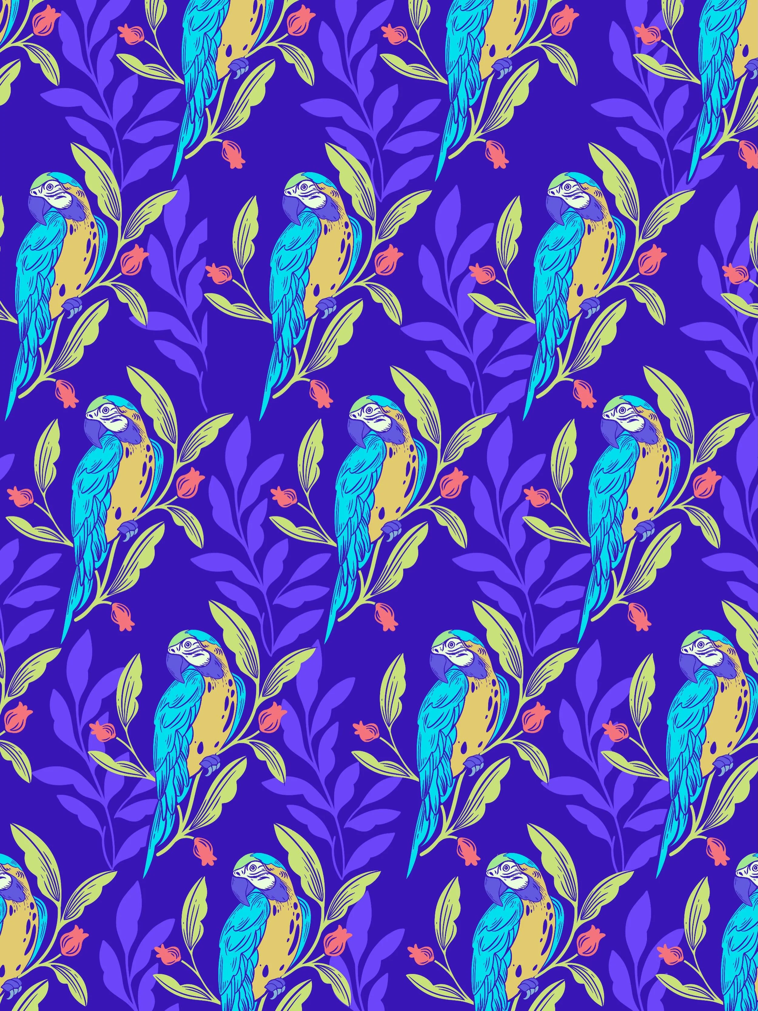 Cute parrot pattern from a while back bc I&rsquo;ve been really into birds lately ✨