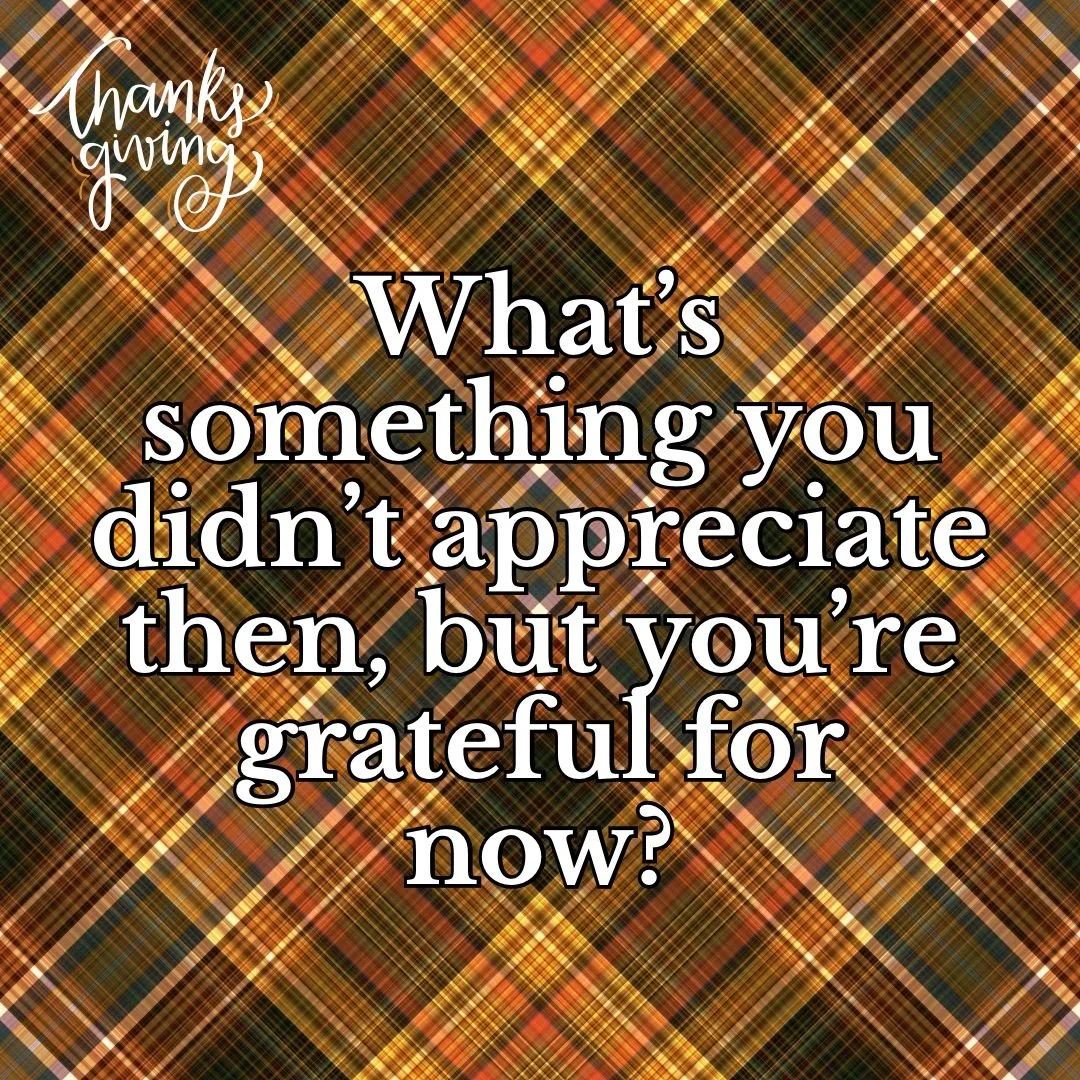 What&rsquo;s something you didn&rsquo;t appreciate then, but you&rsquo;re grateful for now?
Maybe it&rsquo;s family traditions, wise guidance, or even the challenges that shaped you. 
⠀⠀
&ldquo;Give thanks in all circumstances.&rdquo; &mdash; 1 Thess
