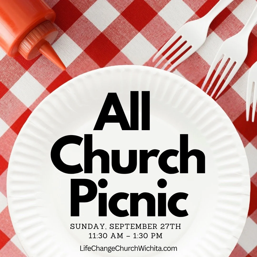 GOOD FOOD. GOOD FUN. GOOD FELLOWSHIP.

Join us for the LifeChange Church All-Church Picnic! 
📅 Sunday, September 27
⏰ 11:30 AM&ndash;1:30 PM

Bring the whole family and come enjoy an afternoon of food, laughter, and community!