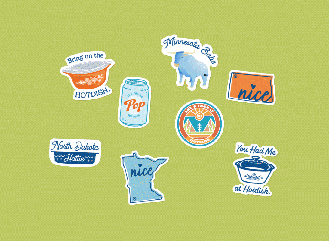 Branded Sticker Campaign