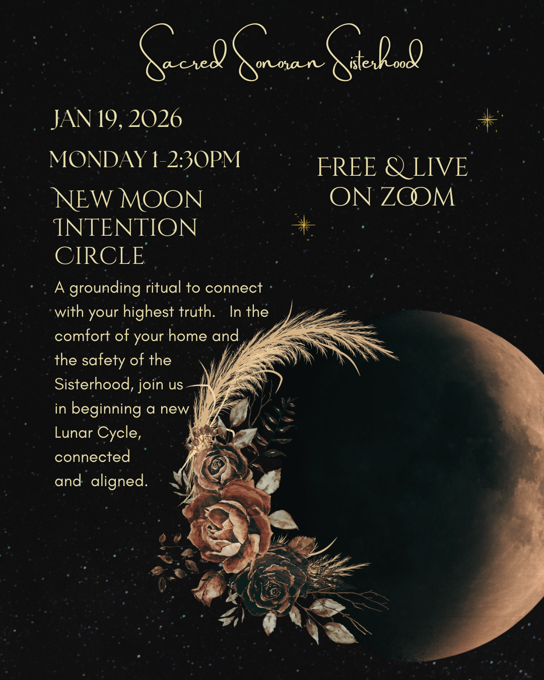 January Virtual New Moon Ceremony