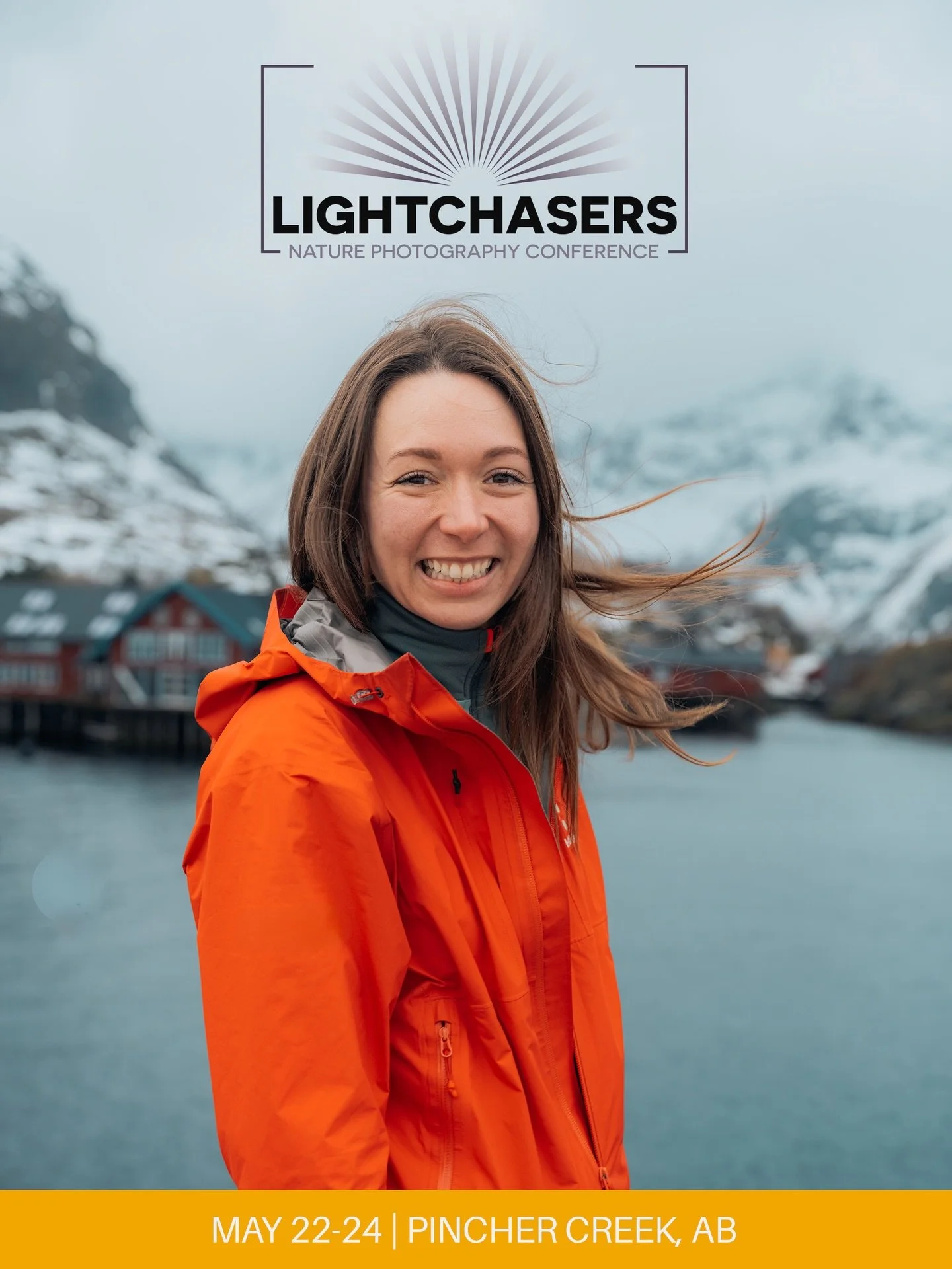 So hyped about this 🙌!! In two weeks I&rsquo;ll be giving a talk at the @lightchasersconference in Pincher Creek, Alberta, and attending two morning field sessions at Lundbreck Falls alonside @fujifilmx_ca. Looking forward to meeting and exchanging 