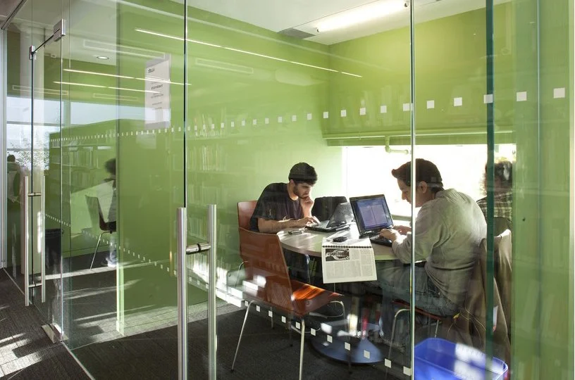 Toronto Bloor-Gladstone Library study rooms restoration by Shoalts and Zaback Architects.