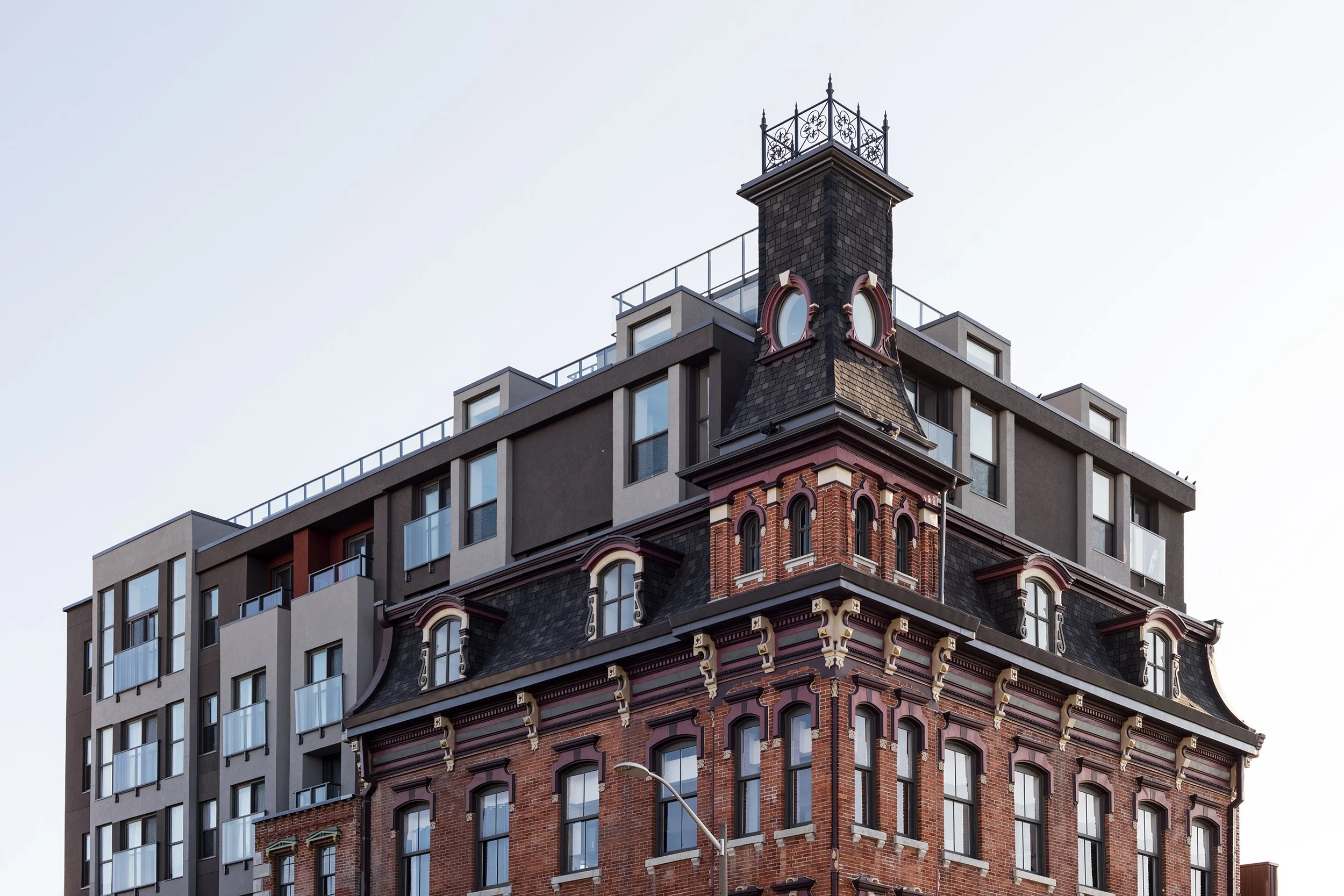 The Kensington Apartments in Kingston building exterior project by Shoalts and Zaback Architects.