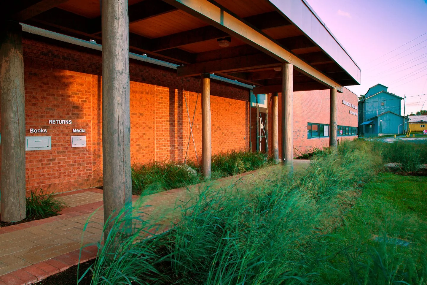 Scugog Memorial Public Library exterior renovation by Shoalts and Zaback Architects.