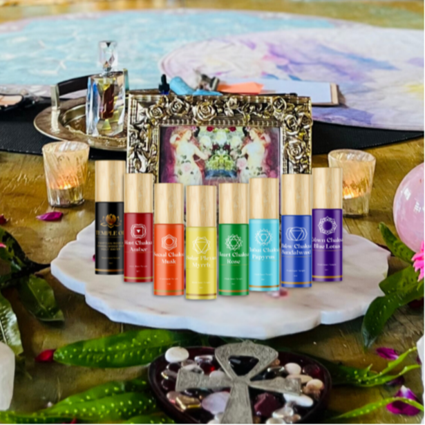 Black Swan Temple Shop Chakra Oils