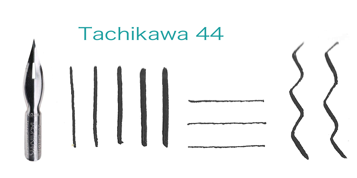 Tachikawa Comic Nib Fountain Pen - Fine Black