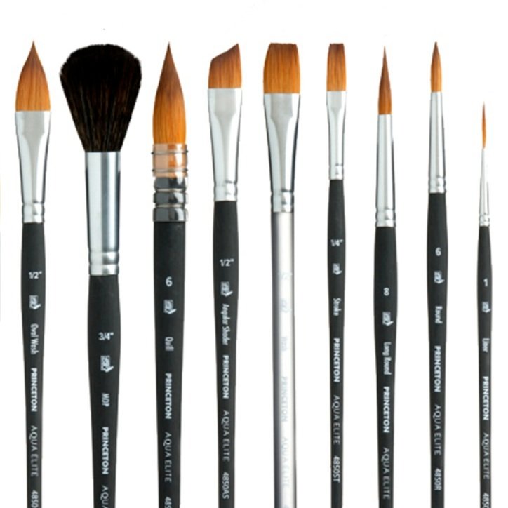 CONFUSED? Different Types Of WATERCOLOR BRUSHES, Their Uses & How