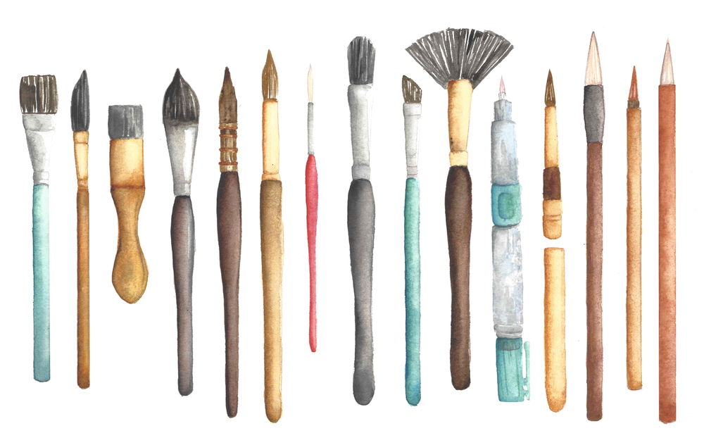 What’s in the Box!? Paint Brush Anatomy — Draw Daily