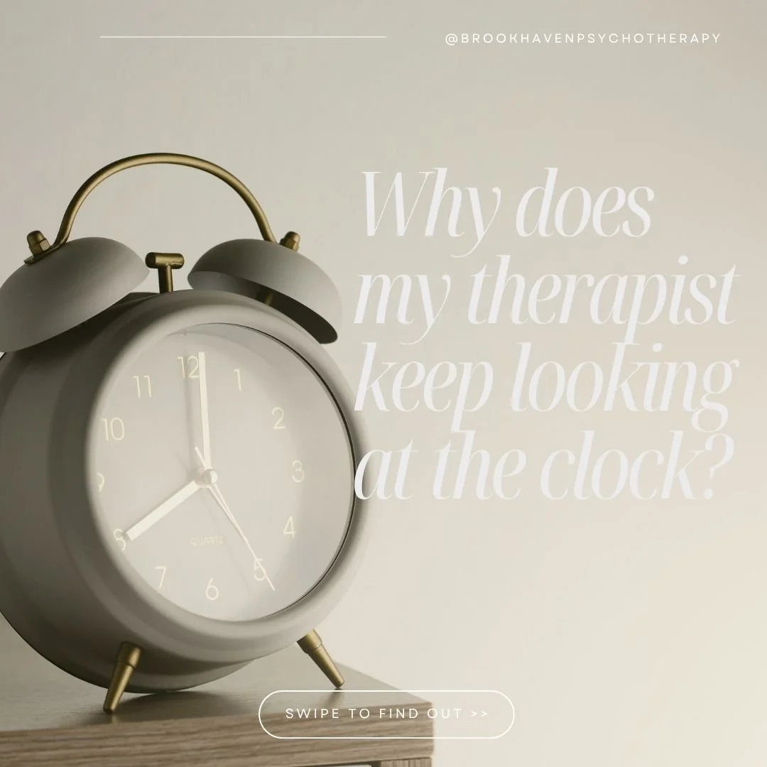 Ever wonder why your therapist glances at the clock? ⏰
It&rsquo;s not because they&rsquo;re bored &mdash; it&rsquo;s because therapy is carefully timed to make sure you get a full session and a safe, structured ending.
Your therapist is making sure t