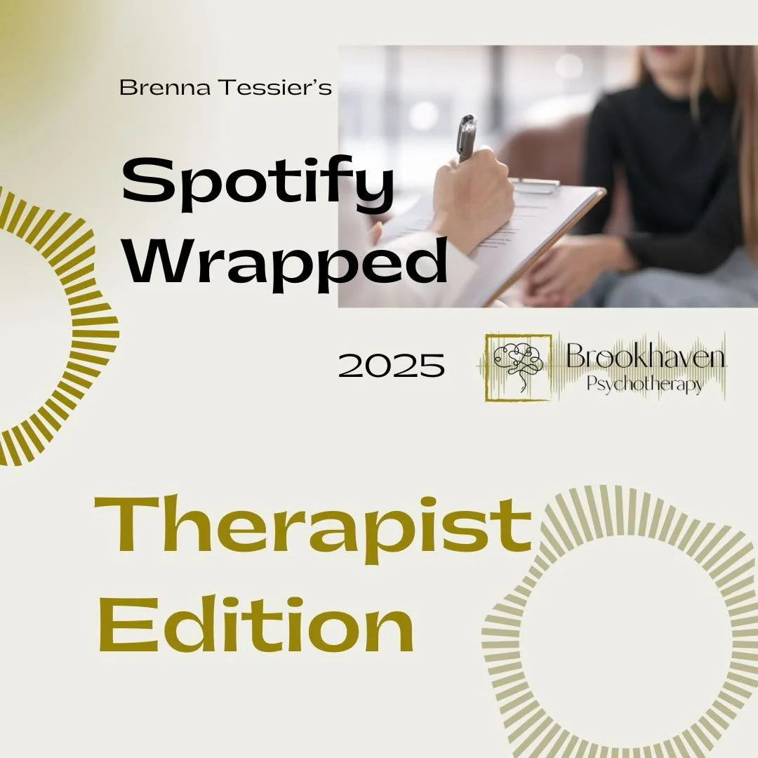 🎧 Brenna&rsquo;s Therapist Wrapped 🎧

Behind the numbers are real people, real courage, and real change.
We&rsquo;re honored to walk alongside our clients through growth, healing, and self-discovery&mdash;thank you for trusting us with your journey