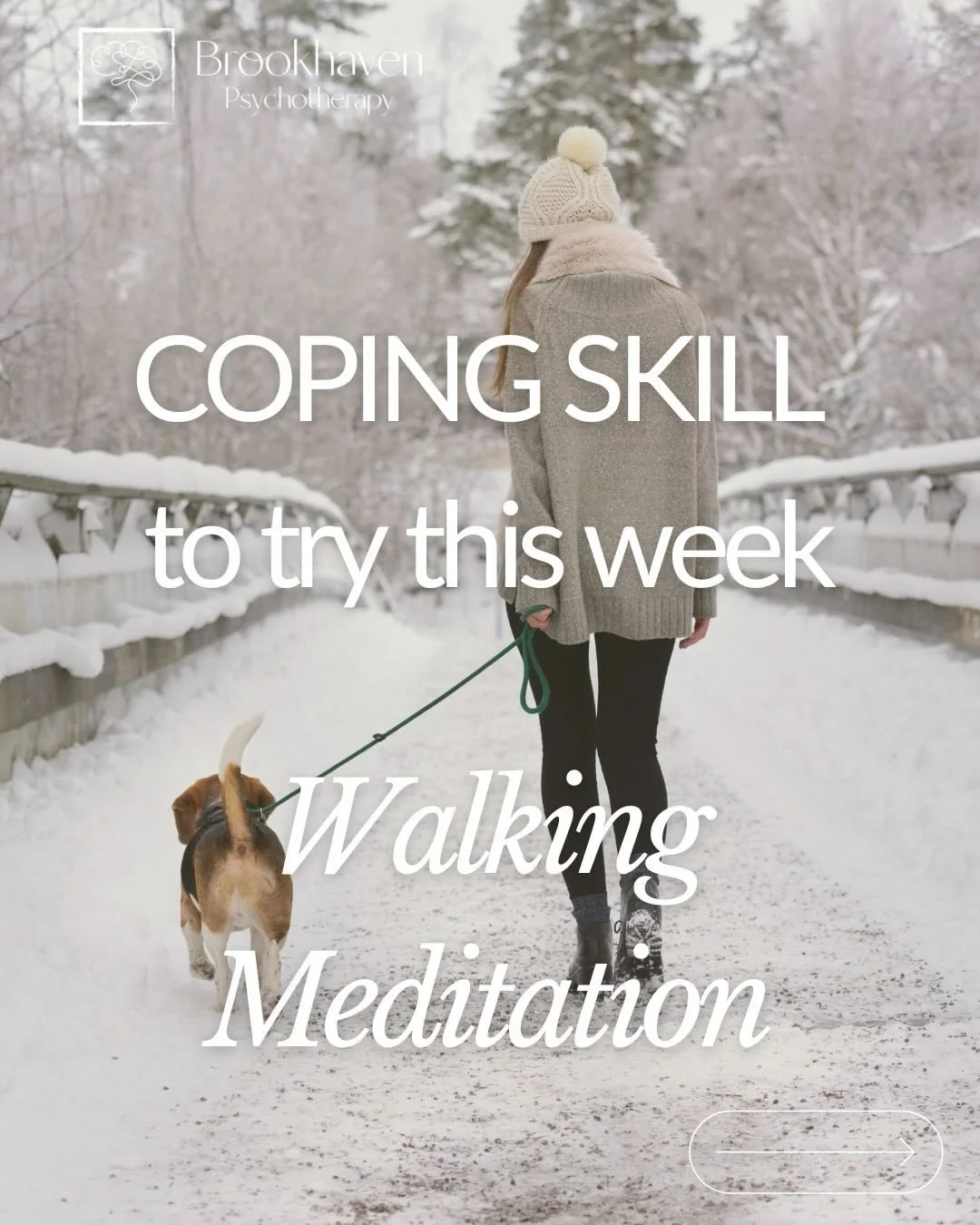 You don&rsquo;t need to sit still to practice mindfulness. Try walking slowly and intentionally, feeling your steps and breath. Even a 5-minute mindful walk can lower stress. 

#MindfulLiving #WalkingMeditation #AnxietyRelief #Grounding #TherapyTips