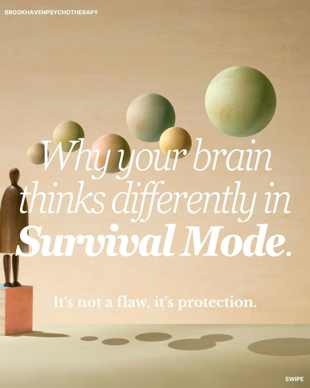 When we understand survival mode, we stop blaming ourselves &mdash; and start supporting our nervous system. Therapy helps the brain learn that it&rsquo;s safe to come back online. 

#SurvivalMode #NervousSystemRegulation #MentalHealthMatters #BrainA