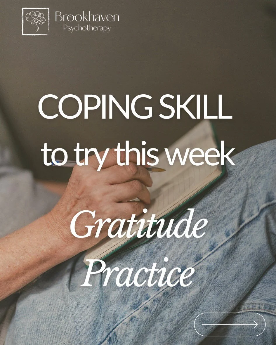 A daily gratitude habit helps train your mind to notice positives.
You can write them down, share them, or simply pause and reflect.

Start or end your day with gratitude.

#GratitudePractice #PositivePsychology #CopingTools #Wellbeing